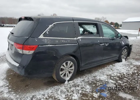 2016 Honda Odyssey Exl from USA, damaged, VIN 5FNRL5H67GB092711